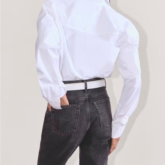 EVERLANE The ’90s Cheeky Denim Jean ORGANIC Cotton Size 24 Ankle NEW - Picture 15 of 16